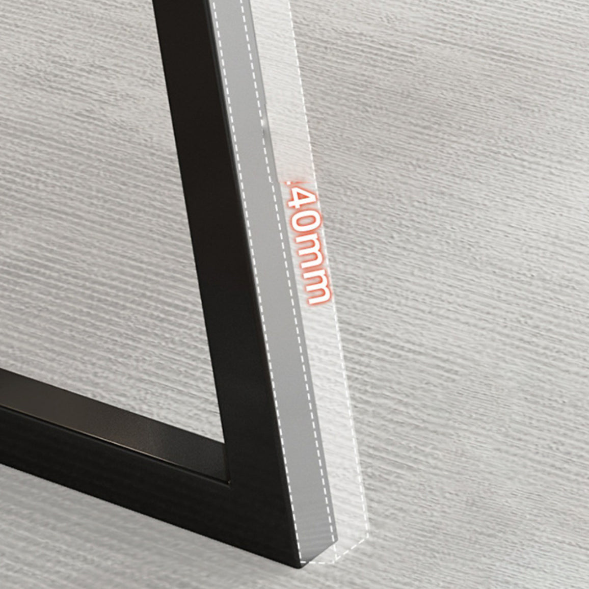 Hedendaagse rechthoekige schrijfbureau Engineered Wood Office Desk met benen