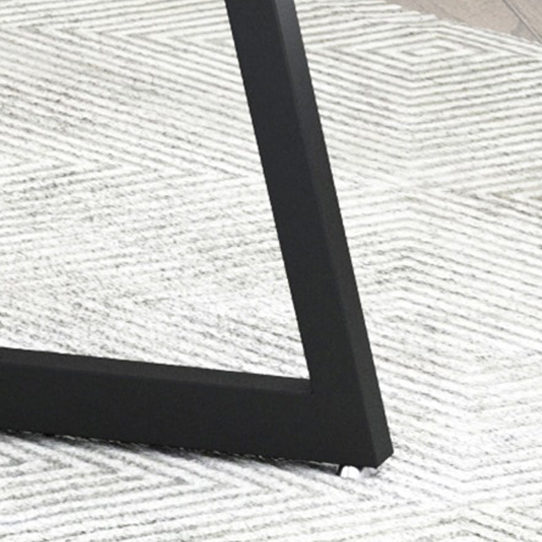 Contemporary Office Desk Antique Finish Rectangular Computer Desk with Metal Legs Clearhalo 'furn' 'furn_office_desk' 'Furniture' 'Office Desks' 'Office Furniture' 'office_desk' 6505502