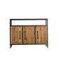 Industrial Cabinet Bar Pulls With Stroge Rectangle Distressed Wood Accent Cabinet 47"L x 14"W x 36"H Clearhalo 'Cabinets & Chests' 'cabinets_chests' 'furn' 'furn_cabinets_chests' 'Furniture' 'Living Room Furniture' 6505517
