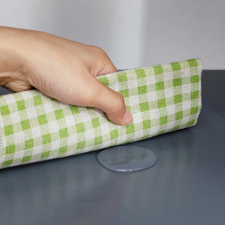 Rectangle Contemporary Cabinet with Glass Doors in Whiet,16.93" Long Clearhalo 'Cabinets & Chests' 'cabinets_chests' 'furn' 'furn_cabinets_chests' 'Furniture' 'Living Room Furniture' 6505547