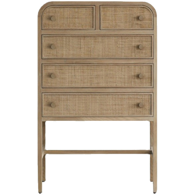 Contemporary Rectangle Chest Straight Legs with 5 Drawers Accent Chest Clearhalo 'Cabinets & Chests' 'cabinets_chests' 'furn' 'furn_cabinets_chests' 'Furniture' 'Living Room Furniture' 6505564
