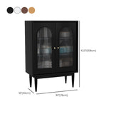 Modern Knobs Storage Cabinet Solid Wood Accent Cabinet with Door Clearhalo 'Cabinets & Chests' 'cabinets_chests' 'furn' 'furn_cabinets_chests' 'Furniture' 'Living Room Furniture' 6505614