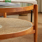 Tropical Coffee Cocktail Table Storage Solid Wood Coffee Table Clearhalo 'Coffee & Accent Tables' 'Coffee Tables' 'coffee_tables' 'furn' 'furn_coffee_tables' 'Furniture' 'Living Room Furniture' 6505630