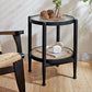 Tropical Coffee Cocktail Table Storage Solid Wood Coffee Table Clearhalo 'Coffee & Accent Tables' 'Coffee Tables' 'coffee_tables' 'furn' 'furn_coffee_tables' 'Furniture' 'Living Room Furniture' 6505639
