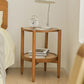 Tropical Round Cocktail Table Storage Solid Wood Coffee Cocktail Table Clearhalo 'Coffee & Accent Tables' 'Coffee Tables' 'coffee_tables' 'furn' 'furn_coffee_tables' 'Furniture' 'Living Room Furniture' 6505671