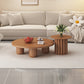 4 Legs Rectangular Coffee Table Contemporary Wood Bunching Tables Clearhalo 'Coffee & Accent Tables' 'Coffee Tables' 'coffee_tables' 'furn' 'furn_coffee_tables' 'Furniture' 'Living Room Furniture' 6505685