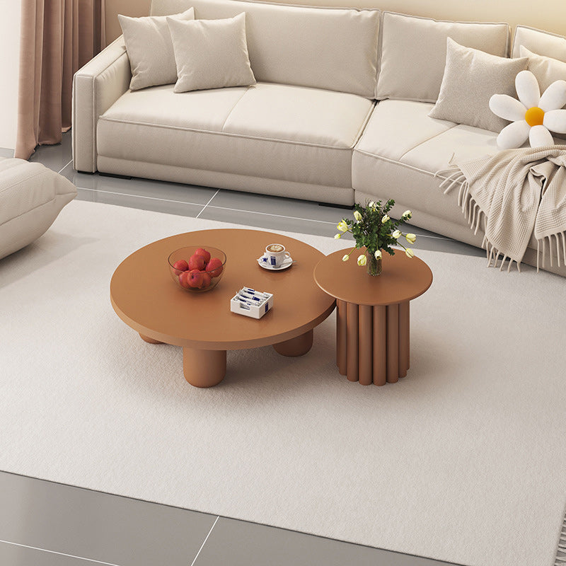 4 Legs Rectangular Coffee Table Contemporary Wood Bunching Tables Clearhalo 'Coffee & Accent Tables' 'Coffee Tables' 'coffee_tables' 'furn' 'furn_coffee_tables' 'Furniture' 'Living Room Furniture' 6505687