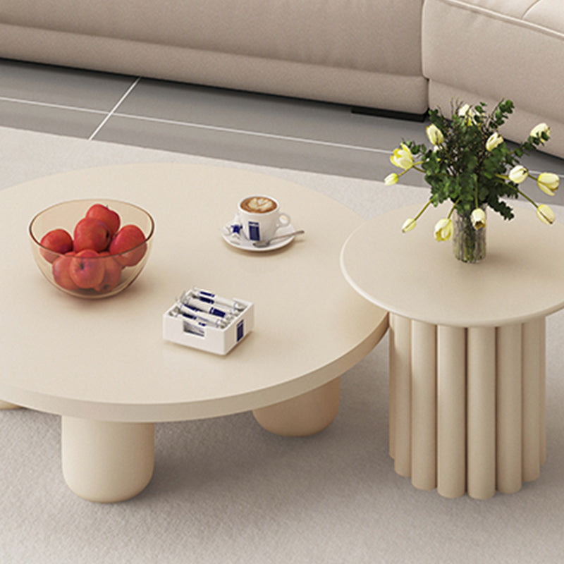 4 Legs Rectangular Coffee Table Contemporary Wood Bunching Tables Clearhalo 'Coffee & Accent Tables' 'Coffee Tables' 'coffee_tables' 'furn' 'furn_coffee_tables' 'Furniture' 'Living Room Furniture' 6505691