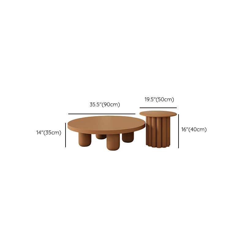 4 Legs Rectangular Coffee Table Contemporary Wood Bunching Tables Clearhalo 'Coffee & Accent Tables' 'Coffee Tables' 'coffee_tables' 'furn' 'furn_coffee_tables' 'Furniture' 'Living Room Furniture' 6505699