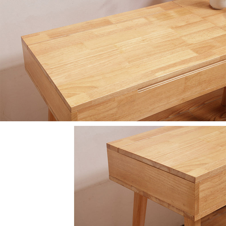 29,92 "H Solid Wood Make -Up ijdelheid met lade en spiegelkaptafel