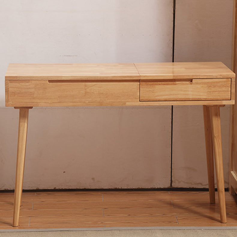 29,92 "H Solid Wood Make -Up ijdelheid met lade en spiegelkaptafel