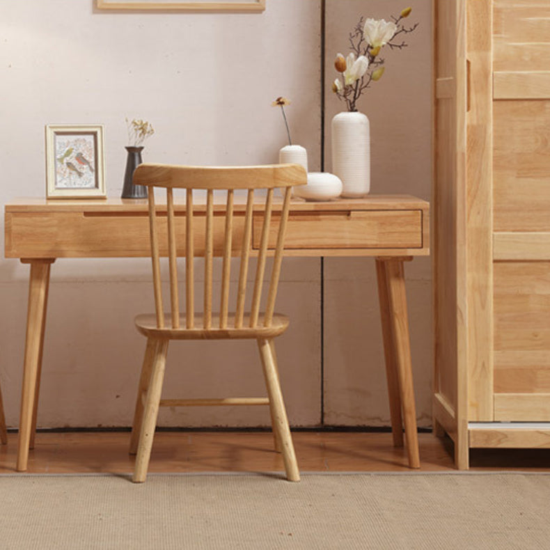 29,92 "H Solid Wood Make -Up ijdelheid met lade en spiegelkaptafel