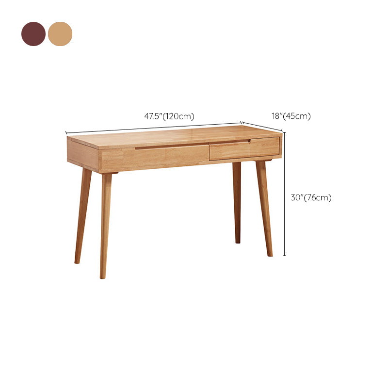 29,92 "H Solid Wood Make -Up ijdelheid met lade en spiegelkaptafel