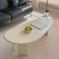3 Legs Coffee Table Wooden Free Form Coffee Cocktail Table in Cream Clearhalo 'Coffee & Accent Tables' 'Coffee Tables' 'coffee_tables' 'furn' 'furn_coffee_tables' 'Furniture' 'Living Room Furniture' 6505870