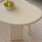 3 Legs Coffee Table Wooden Free Form Coffee Cocktail Table in Cream Clearhalo 'Coffee & Accent Tables' 'Coffee Tables' 'coffee_tables' 'furn' 'furn_coffee_tables' 'Furniture' 'Living Room Furniture' 6505877