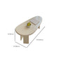 3 Legs Coffee Table Wooden Free Form Coffee Cocktail Table in Cream Clearhalo 'Coffee & Accent Tables' 'Coffee Tables' 'coffee_tables' 'furn' 'furn_coffee_tables' 'Furniture' 'Living Room Furniture' 6505882
