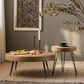 Scandinavian Solid Wood Cocktail Coffee Metal Round Coffee Table Clearhalo 'Coffee & Accent Tables' 'Coffee Tables' 'coffee_tables' 'furn' 'furn_coffee_tables' 'Furniture' 'Living Room Furniture' 6505898
