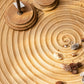 Scandinavian Solid Wood Cocktail Coffee Metal Round Coffee Table Clearhalo 'Coffee & Accent Tables' 'Coffee Tables' 'coffee_tables' 'furn' 'furn_coffee_tables' 'Furniture' 'Living Room Furniture' 6505908