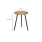 Scandinavian Solid Wood Cocktail Coffee Metal Round Coffee Table Clearhalo 'Coffee & Accent Tables' 'Coffee Tables' 'coffee_tables' 'furn' 'furn_coffee_tables' 'Furniture' 'Living Room Furniture' 6505912