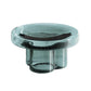 Contemporary Round Glass Coffee Table Pedestal Cocktail Table 22"L x 22"W x 12"H Green Clearhalo 'Coffee & Accent Tables' 'Coffee Tables' 'coffee_tables' 'furn' 'furn_coffee_tables' 'Furniture' 'Living Room Furniture' 6506026