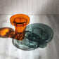 Contemporary Round Glass Coffee Table Pedestal Cocktail Table Clearhalo 'Coffee & Accent Tables' 'Coffee Tables' 'coffee_tables' 'furn' 'furn_coffee_tables' 'Furniture' 'Living Room Furniture' 6506031