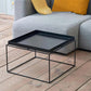 Square Iron Coffee Table Tray Top Simple Frame Cocktail Table Clearhalo 'Coffee & Accent Tables' 'Coffee Tables' 'coffee_tables' 'furn' 'furn_coffee_tables' 'Furniture' 'Living Room Furniture' 6506121