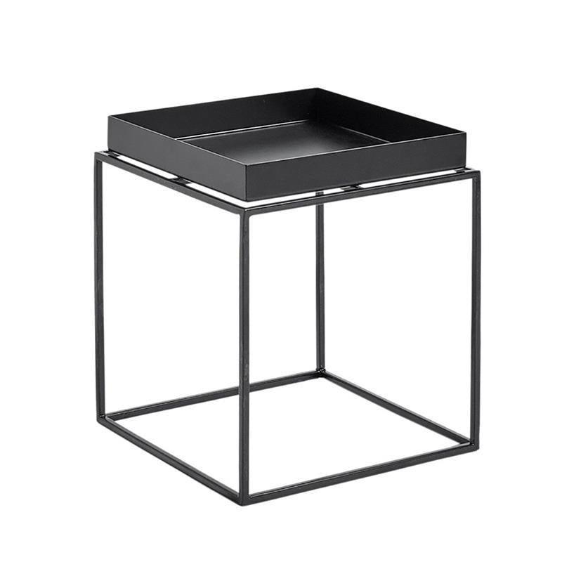 Square Iron Coffee Table Tray Top Simple Frame Cocktail Table Clearhalo 'Coffee & Accent Tables' 'Coffee Tables' 'coffee_tables' 'furn' 'furn_coffee_tables' 'Furniture' 'Living Room Furniture' 6506122