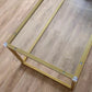Modern Style Rectangular Glass Coffee Table 17.7-In H Metal Frame 1 Single Cocktail Table Clearhalo 'Coffee & Accent Tables' 'Coffee Tables' 'coffee_tables' 'furn' 'furn_coffee_tables' 'Furniture' 'Living Room Furniture' 6506162