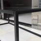 Modern Style Rectangular Glass Coffee Table 17.7-In H Metal Frame 1 Single Cocktail Table Clearhalo 'Coffee & Accent Tables' 'Coffee Tables' 'coffee_tables' 'furn' 'furn_coffee_tables' 'Furniture' 'Living Room Furniture' 6506163