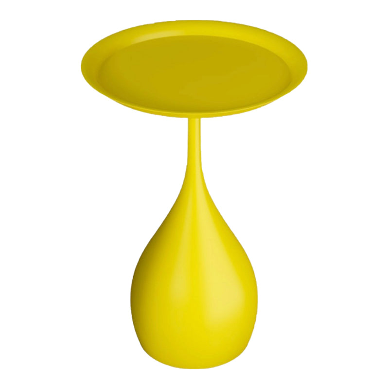 Tavolo laterale della metà del secolo Metal Piedistale Top Living Room Table