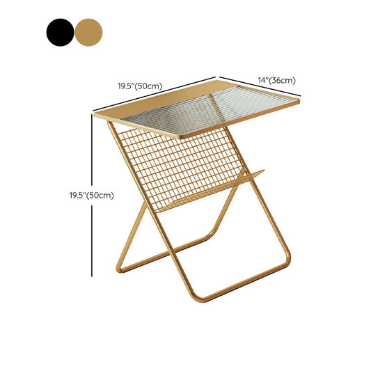 Tavolo laterale da 19,68 "L TAVOLO DI TRESTLO CON PROGETTO DAVOLO DI SOLO DI SOLO