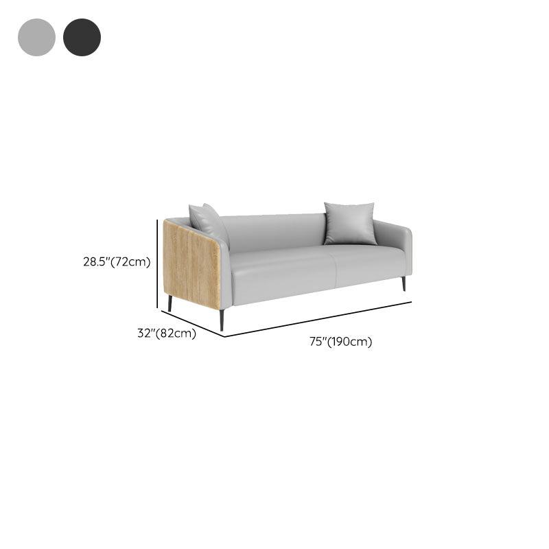 Canapé résistant aux taches fausses smoking en cuir