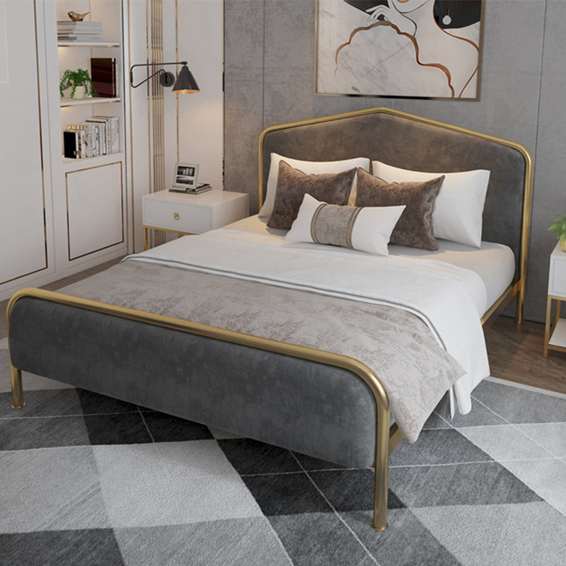 Farmettole per letto in metallo moderno standard con testiera e pedana