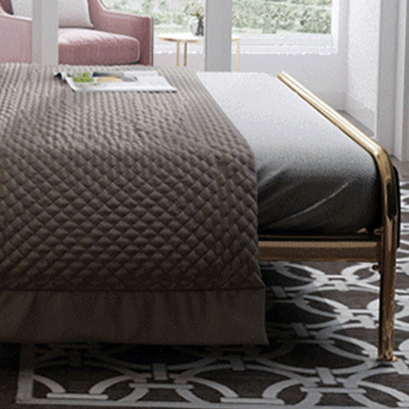 Farmettole per letto in metallo moderno standard con testiera e pedana