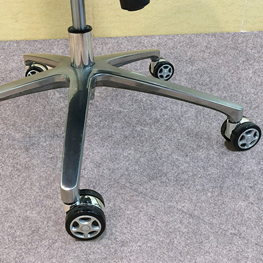 Hedendaagse gestoffeerde managersstoel Faux Leather Black Task Swivel stoel