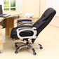 Chaise de direction moderne à bras rembourrés, chaise de direction noire pour bureau