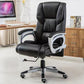 Chaise de direction moderne à bras rembourrés, chaise de direction noire pour bureau