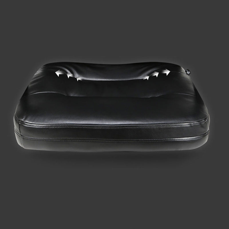 Chaise de direction moderne à bras rembourrés, chaise de direction noire pour bureau