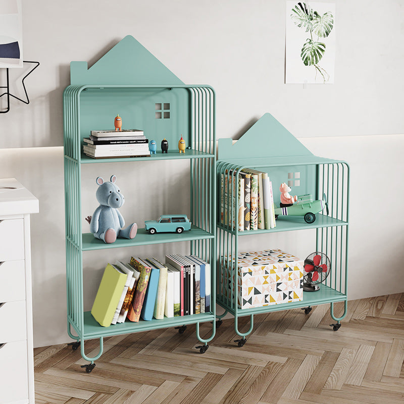 Contemporary Metal Bookshelf Standard Shelves Included Bookcase Clearhalo 'Bookcases' 'furn' 'furn_bookcases' 'Furniture' 'Office Furniture' 6507533