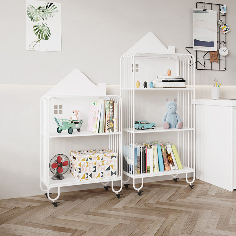 Contemporary Metal Bookshelf Standard Shelves Included Bookcase Clearhalo 'Bookcases' 'furn' 'furn_bookcases' 'Furniture' 'Office Furniture' 6507537