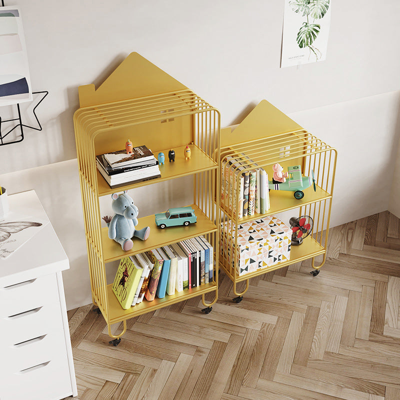 Contemporary Metal Bookshelf Standard Shelves Included Bookcase Clearhalo 'Bookcases' 'furn' 'furn_bookcases' 'Furniture' 'Office Furniture' 6507539