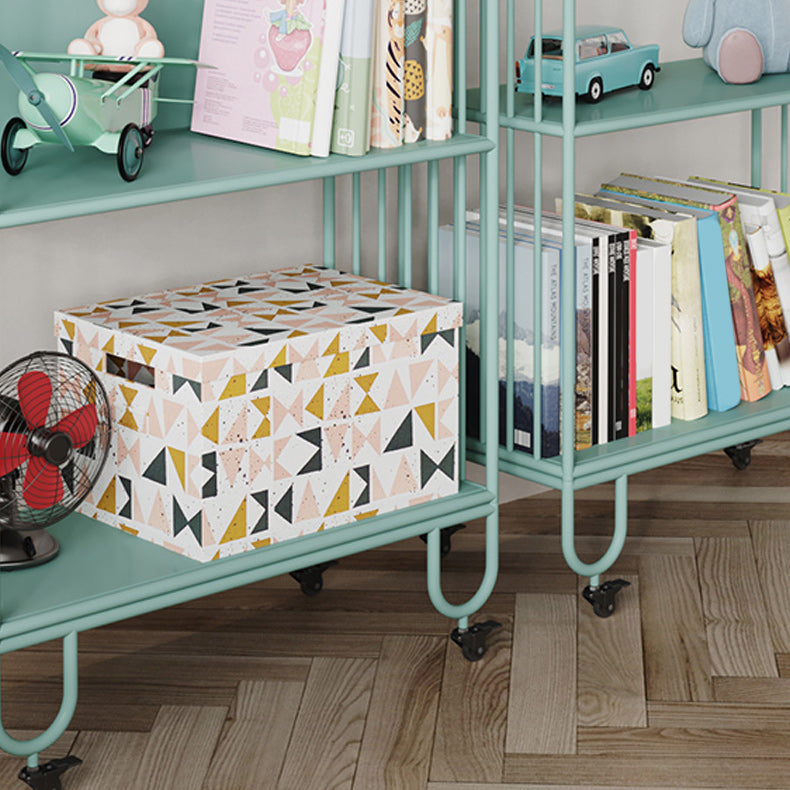 Contemporary Metal Bookshelf Standard Shelves Included Bookcase Clearhalo 'Bookcases' 'furn' 'furn_bookcases' 'Furniture' 'Office Furniture' 6507544