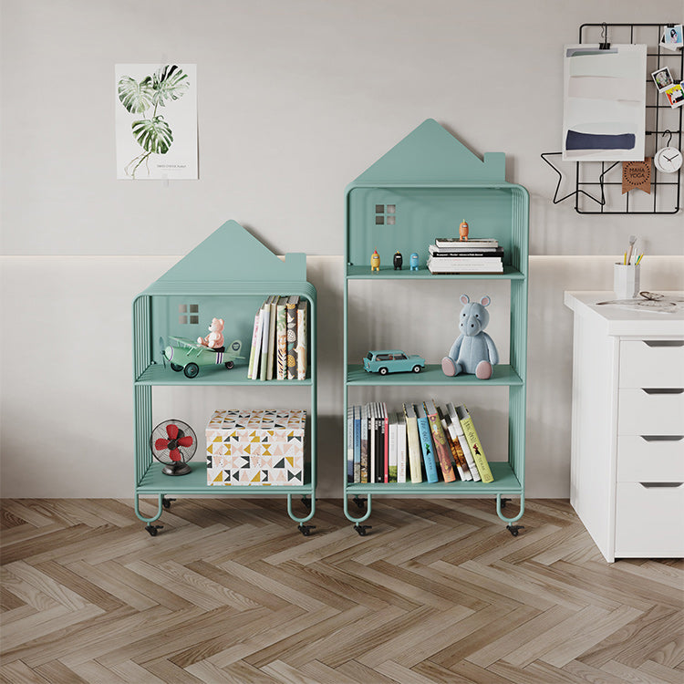 Contemporary Metal Bookshelf Standard Shelves Included Bookcase Clearhalo 'Bookcases' 'furn' 'furn_bookcases' 'Furniture' 'Office Furniture' 6507553