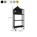 Contemporary Metal Bookshelf Standard Shelves Included Bookcase Clearhalo 'Bookcases' 'furn' 'furn_bookcases' 'Furniture' 'Office Furniture' 6507554