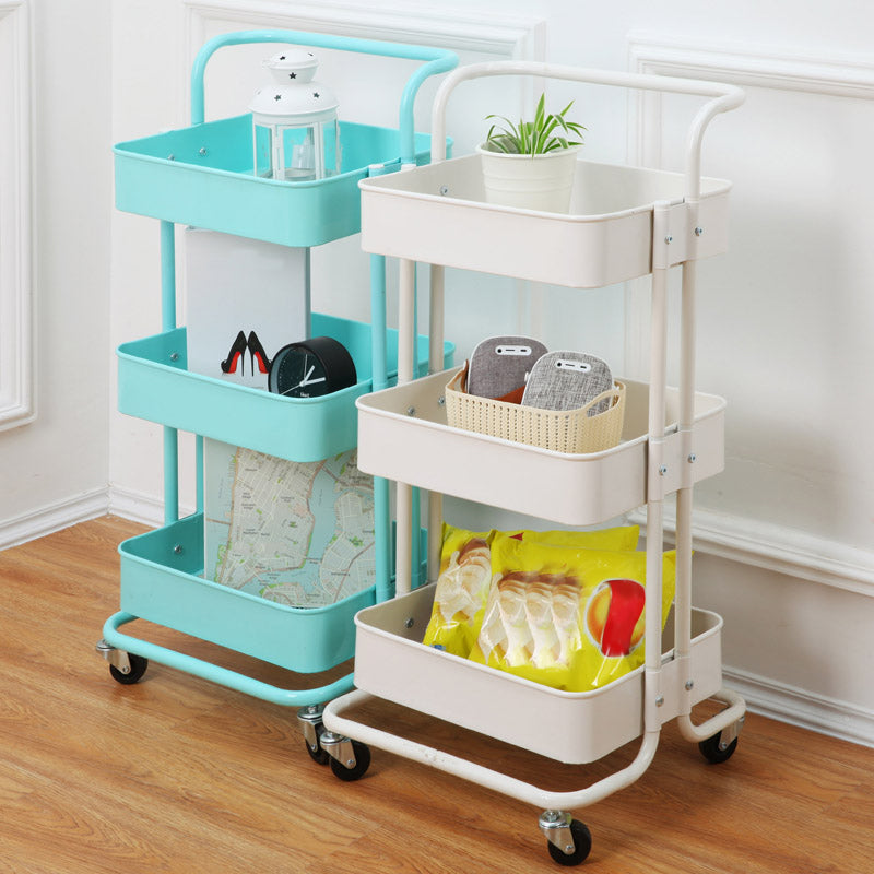 Contemporary Etagere Bookshelf Metal Open Back Bookcase with Shelves