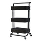 Contemporary Etagere Bookshelf Metal Open Back Bookcase with Shelves