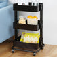 Contemporary Etagere Bookshelf Metal Open Back Bookcase with Shelves
