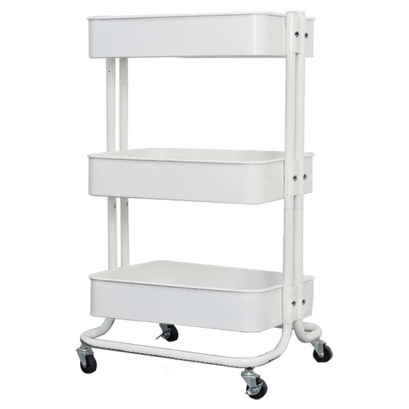 Contemporary Etagere Bookshelf Metal Open Back Bookcase with Shelves