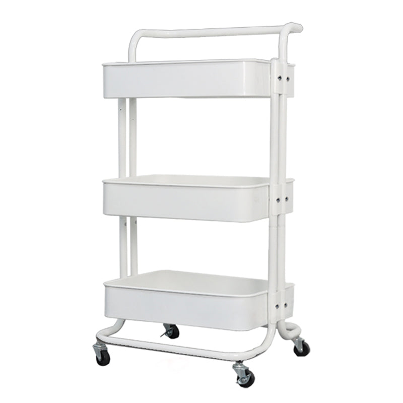 Contemporary Etagere Bookshelf Metal Open Back Bookcase with Shelves