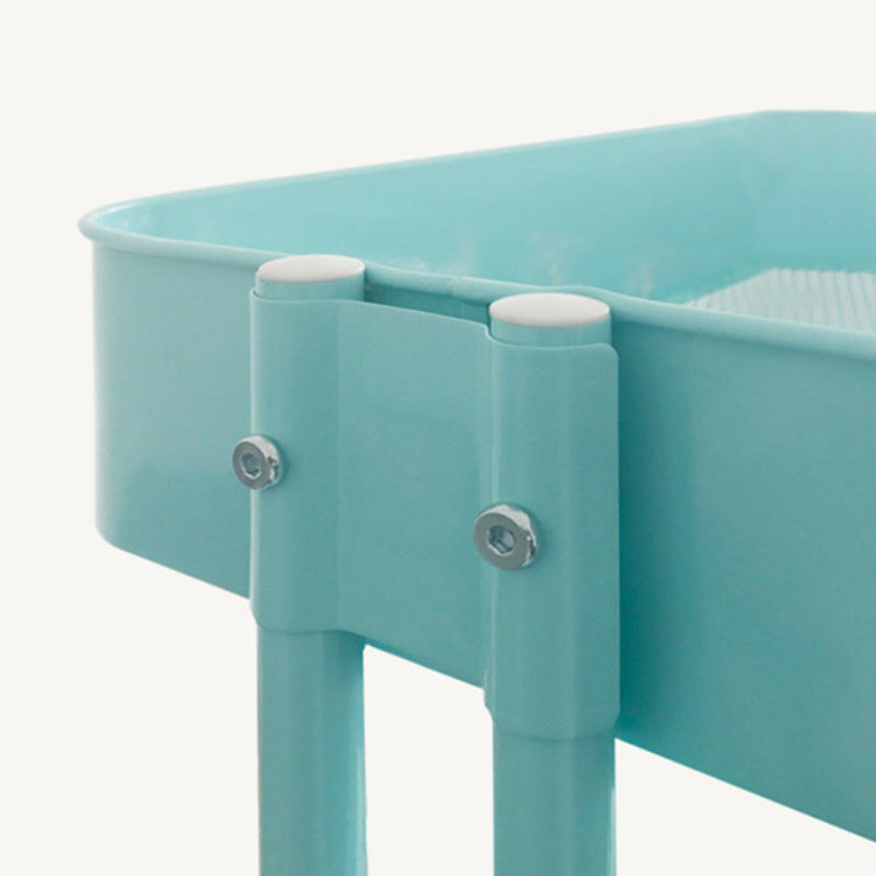 Contemporary Etagere Bookshelf Metal Open Back Bookcase with Shelves